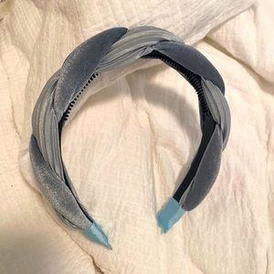 Dusty Blue Braided Headband, NWOT